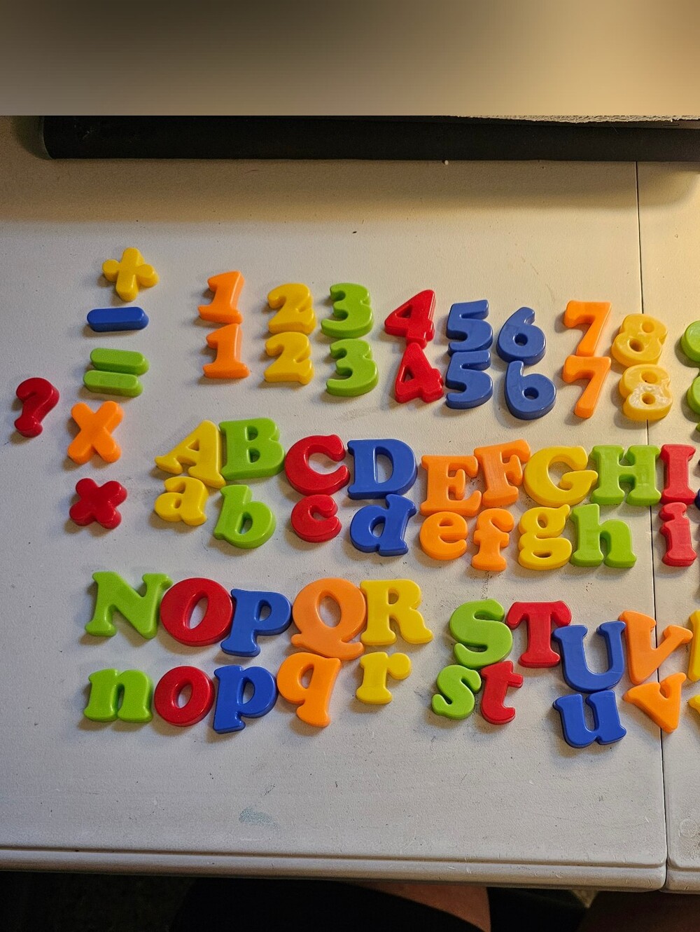 Magnetic Alphabet & Number Learning Set – Multicolor. 78 pcs
